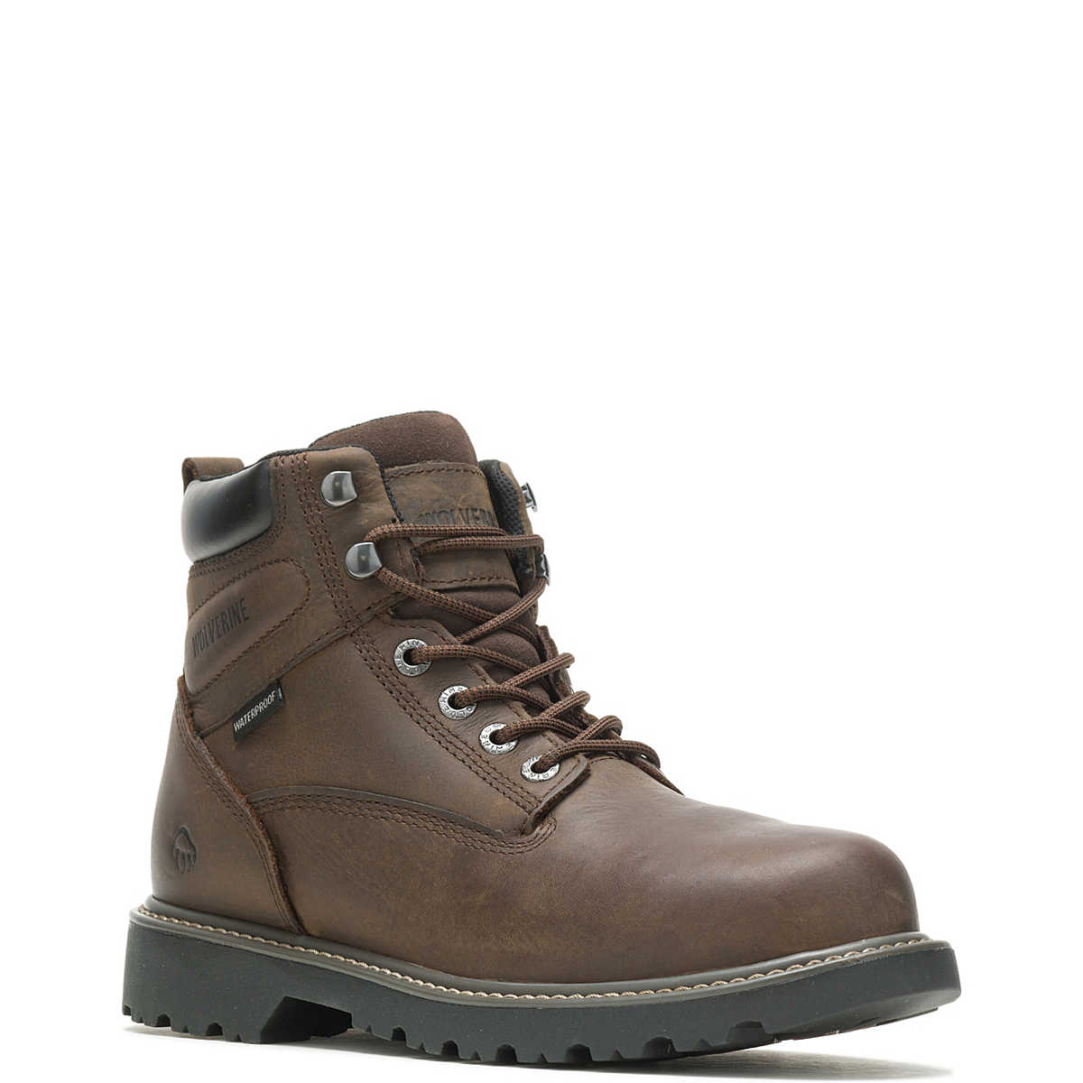 Wolverine W10633 Floorhand Dark Brown Steel Toe WP Work Boot