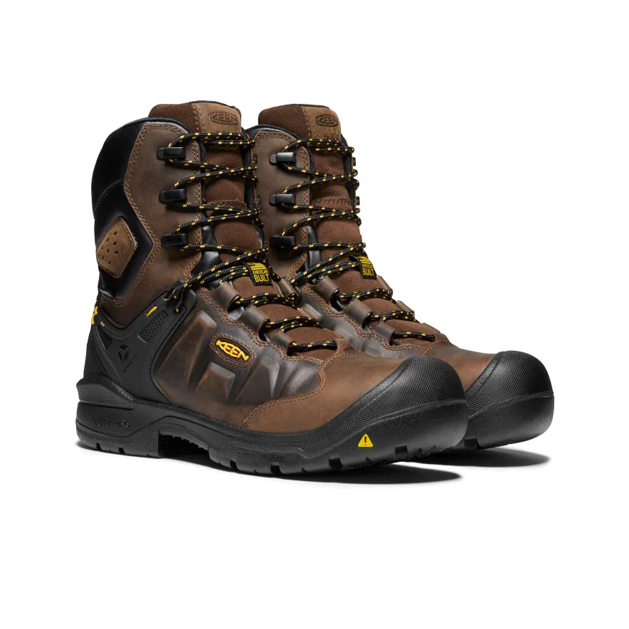 Keen 1024222 8" Dover Dark Earth/Black Carbon Fiber Toe INS WP Work Boot - Image 3