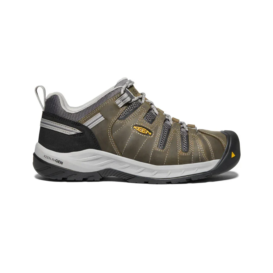 Keen 1023267 Flint II Gargoyle/Paloma Steel Toe Work Shoe - Image 2