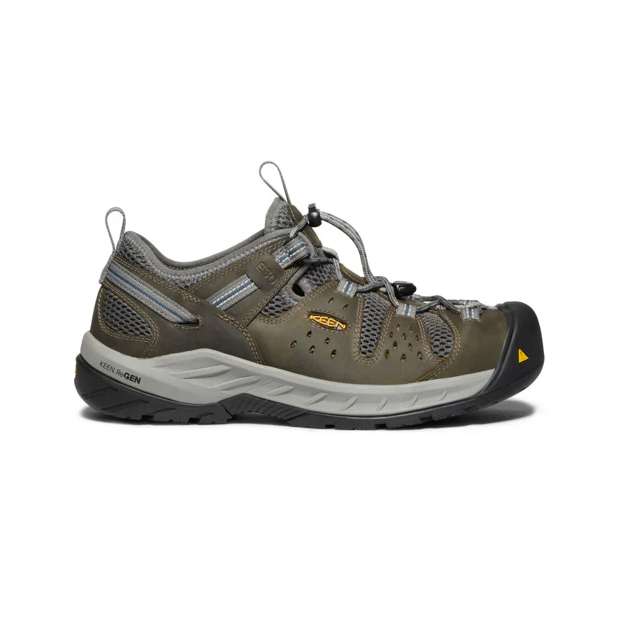 Keen 1023217 Atlanta Cool II Gargoyle/Midnight Navy Steel Toe ESD Work Shoe - Image 2