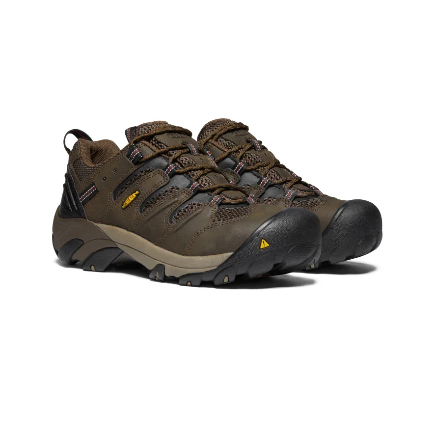 Keen 1023205 Lansing Low Cascade Brown/Fired Brick Steel Toe Work Shoe - Image 3