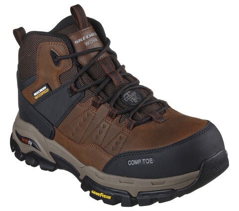 Skechers 200161BRBK Arch Fit Tarver Composite Toe Work Boot