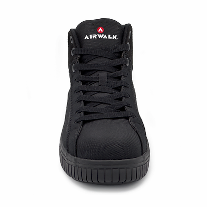 AIRWALK AW6200 Deuce Mid Black/Black Composite Toe Work Shoe - Image 4