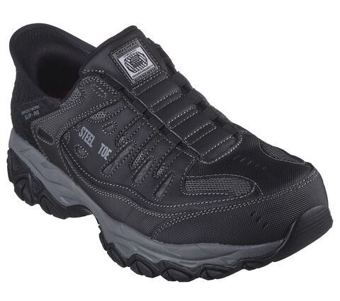 Skechers 200211BLK Cankton Faison Steel Toe Work Shoe