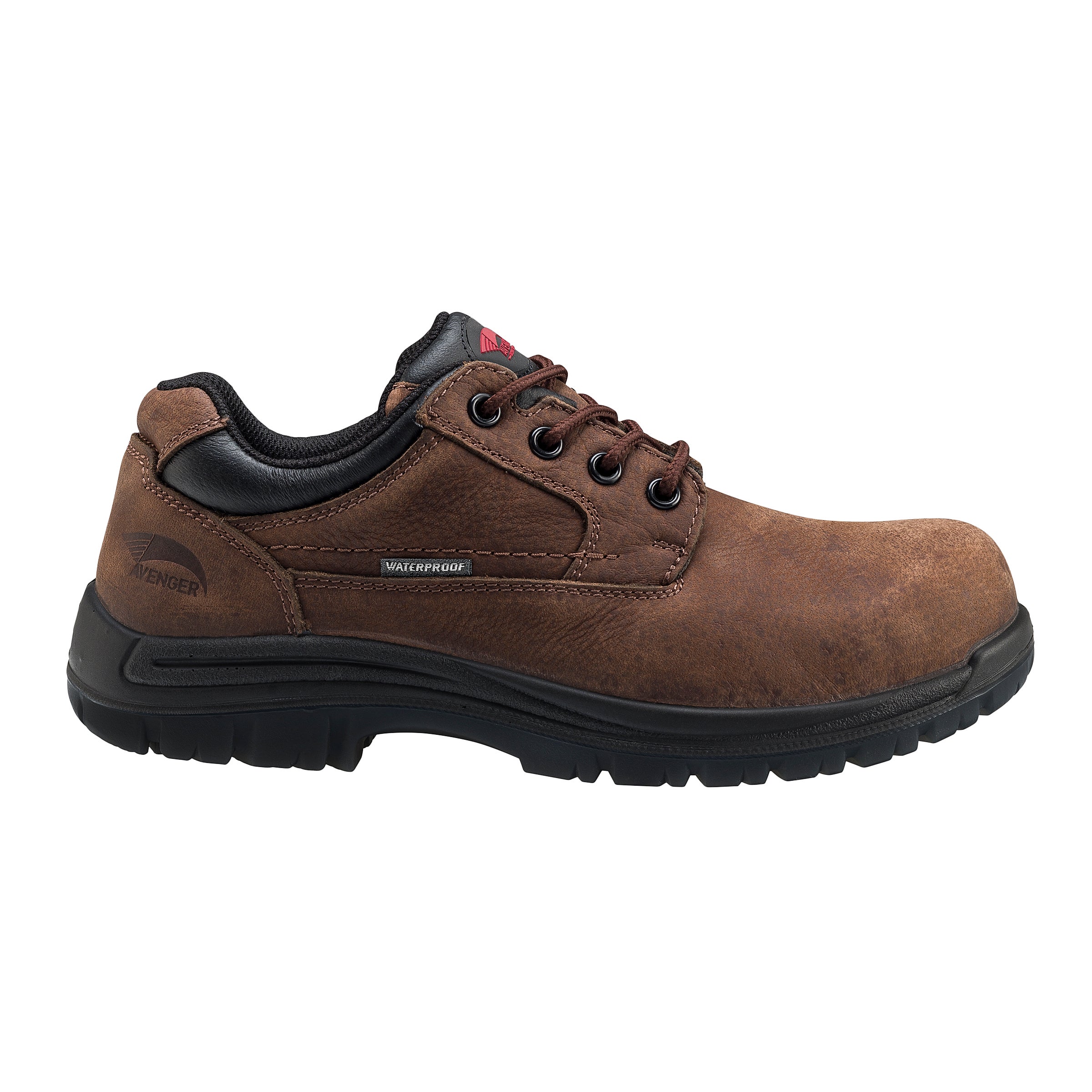 Avenger A7118 Foreman Brown Composite Toe Work Shoe - Image 2