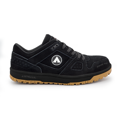 AIRWALK AW6310 Women's Mongo Black/Gum Composite Toe Work Shoe - Image 2