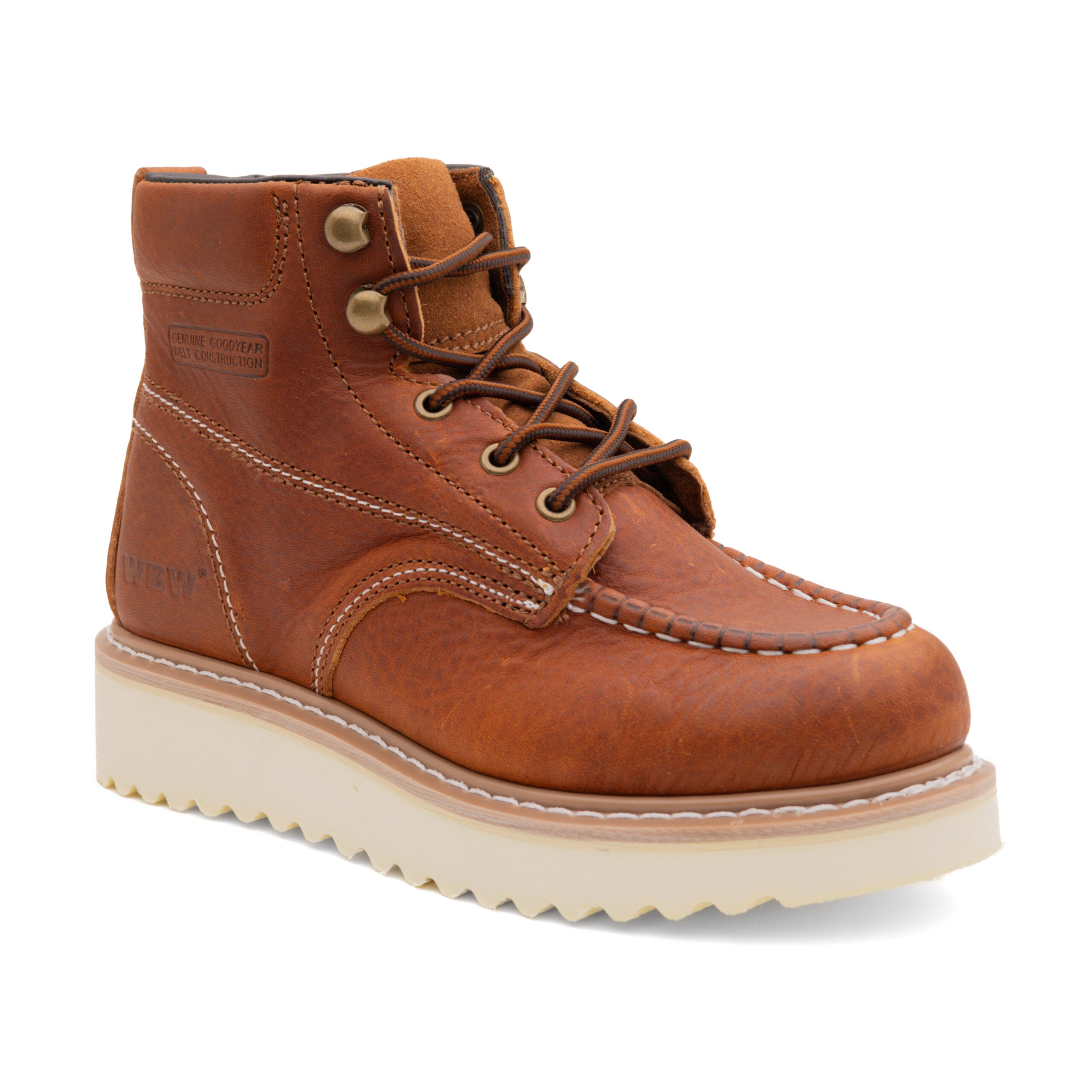 WBW Wedge King PR ESD Steel Toe LTBRN Work Boot