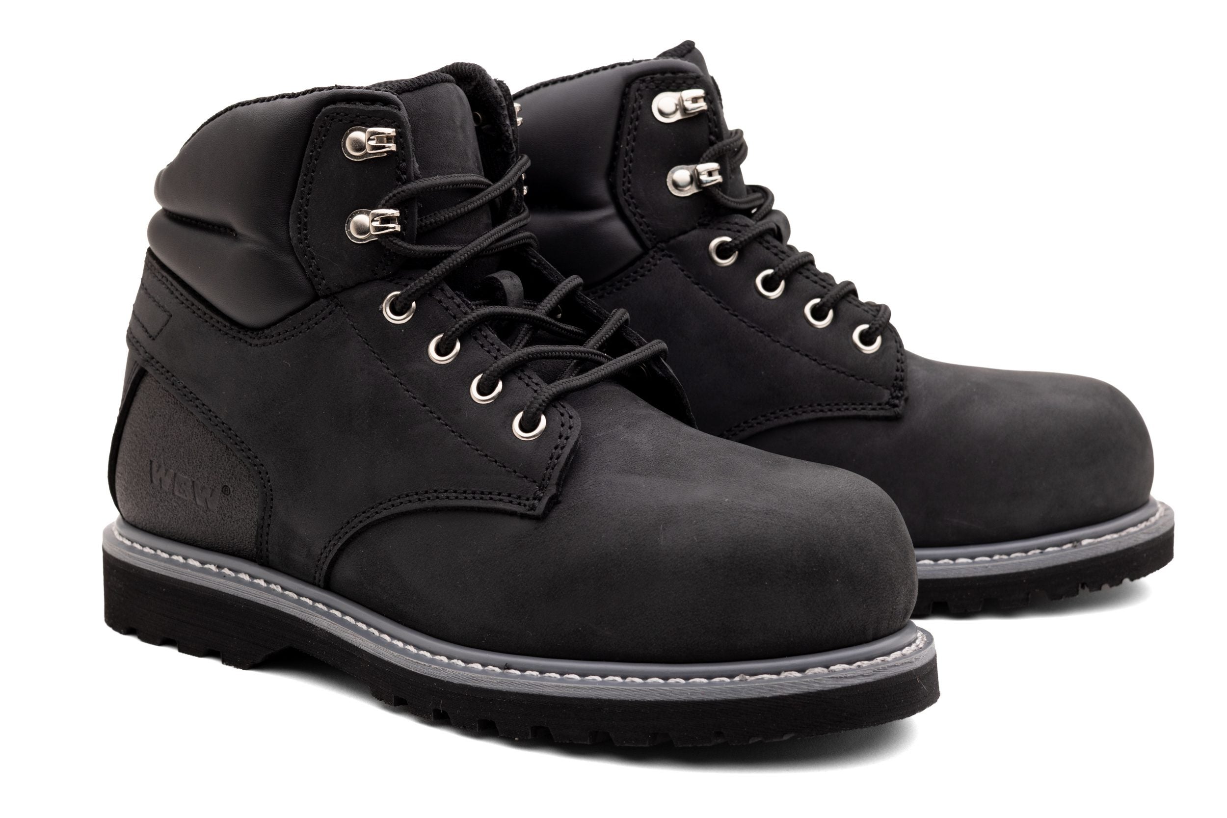 WBW Jobmaster PR Steel Toe BLK Work Boot - Image 3