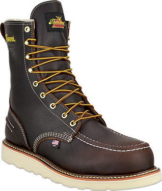Thorogood 1957 Series WP 8″ Briar Pitstop Steel Toe Wedge Work Boot