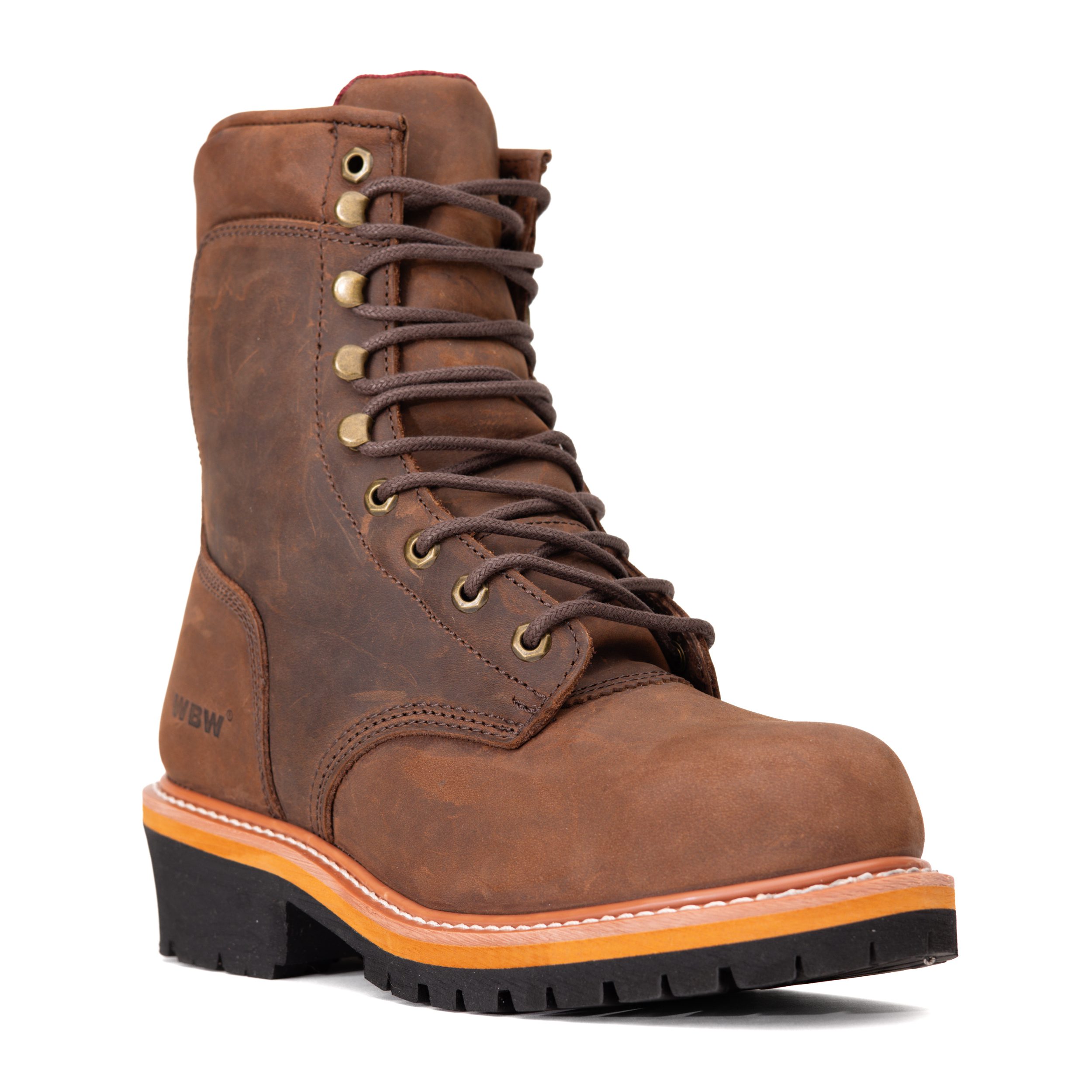 WBW Crazy Horse King Logger 9″ Steel toe Puncture Resistant