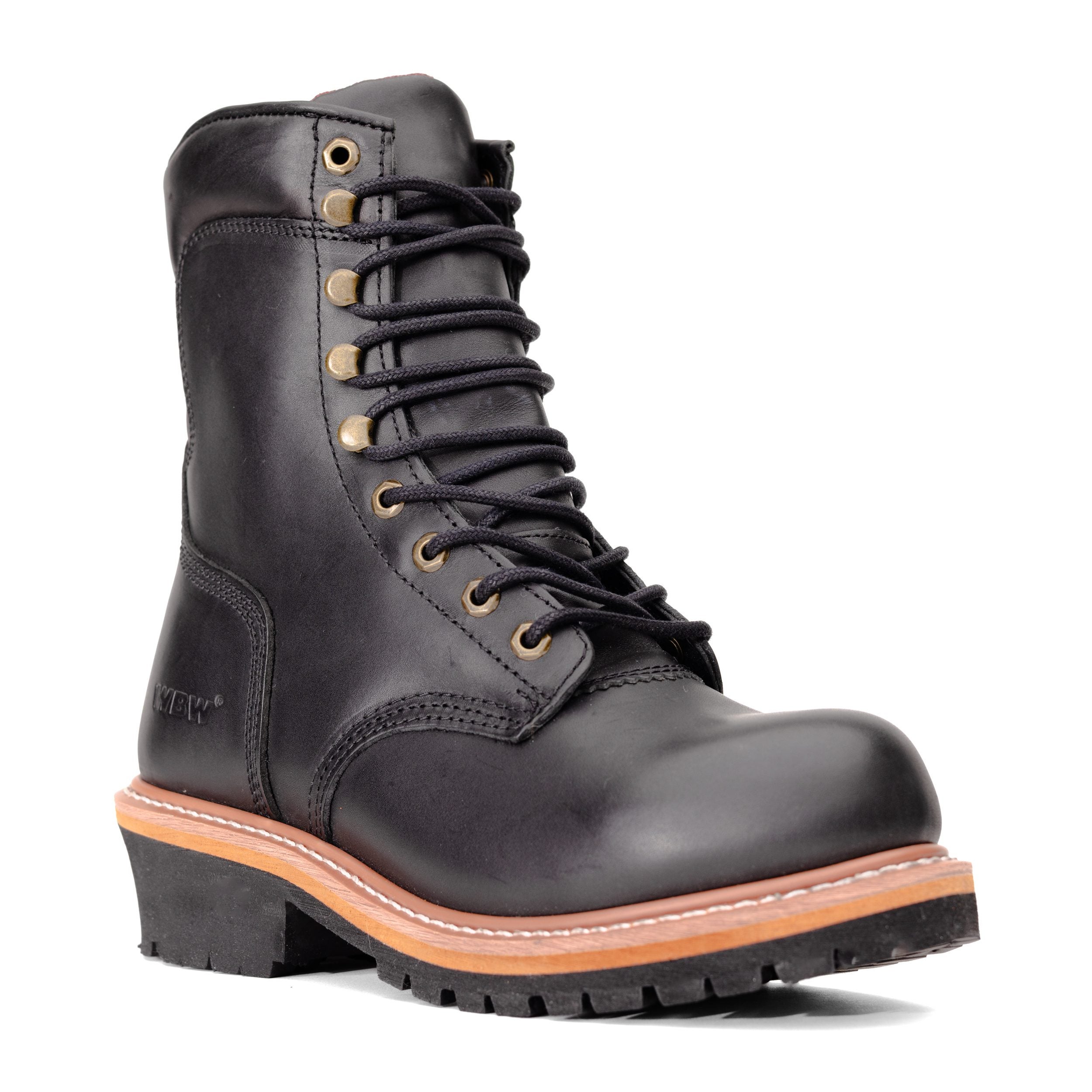 WBW Black King Logger 9" Soft toe Puncture Resistant