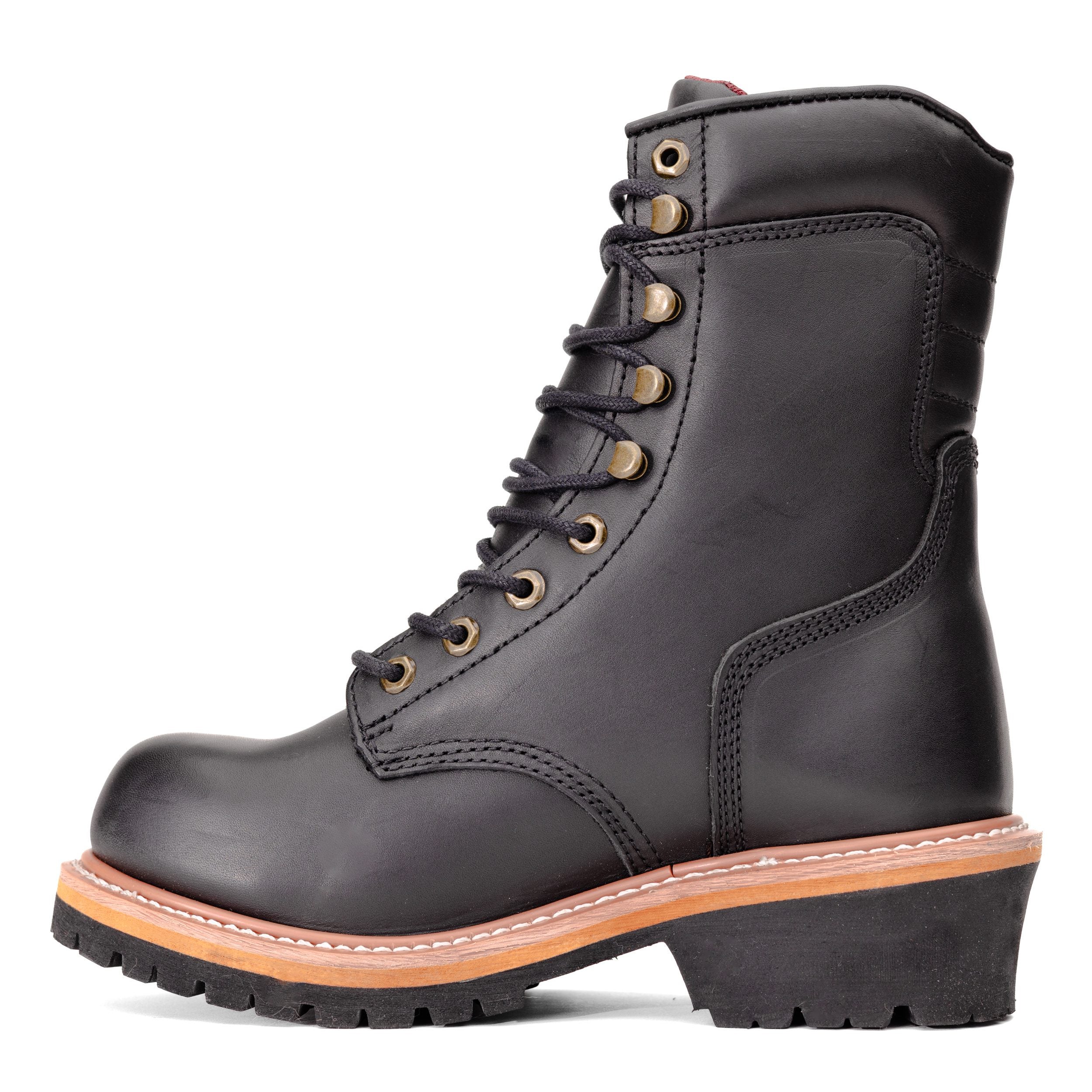 WBW Black King Logger 9" Soft toe Puncture Resistant - Image 4