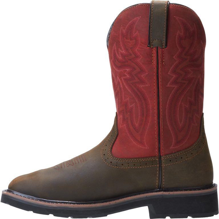Wolverine W10929 RANCHER MET GUARD WP BROWN/RED - Image 4
