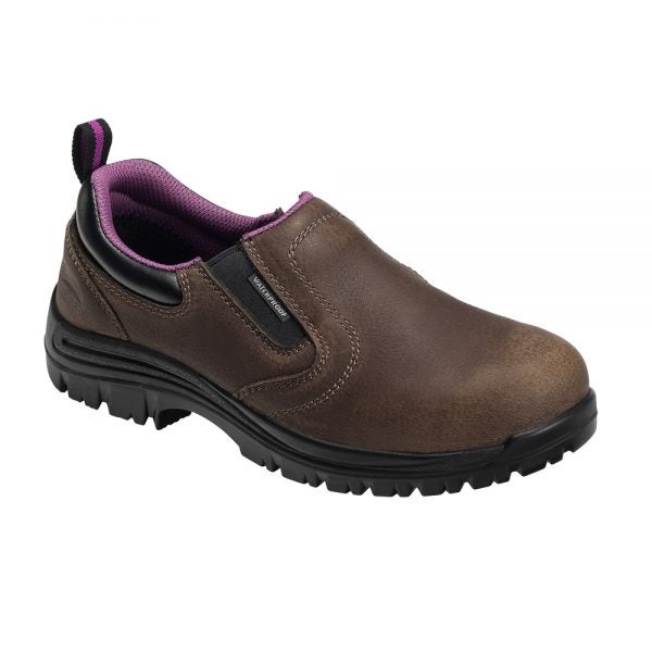 Foreman Brown Composite Toe EH WP Slip On Work Shoe