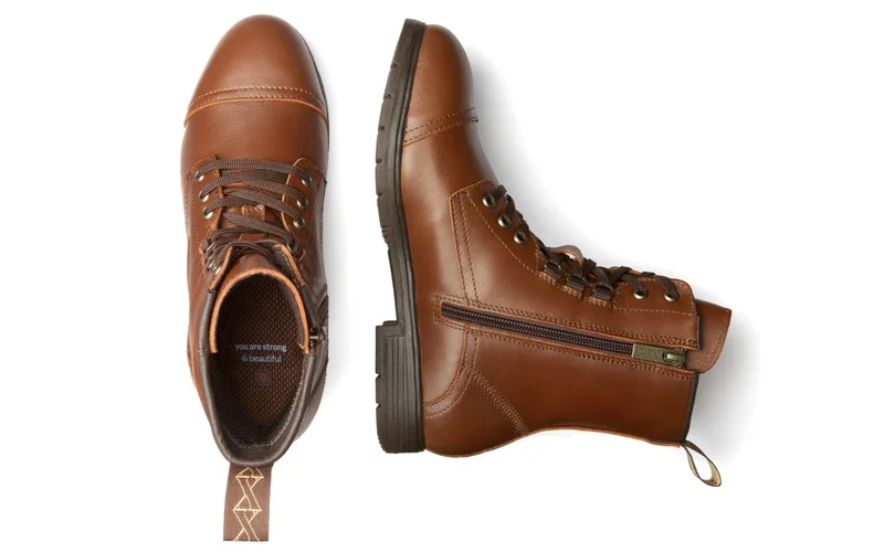 Spice-EH-Electrical-Hazard-Certified-Steel-Toe-Combat-Motorcycle-Safety-Boots-for-Women-Lace-Up-Zipper-Full-Grain-Mystic-Dune-Leather-6